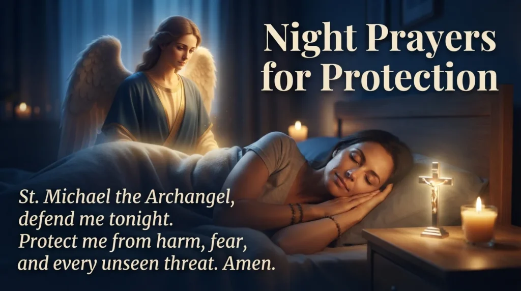 15 Powerful Catholic Night Prayers for Peace, Protection & Rest