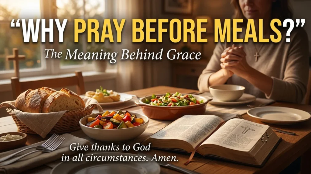 How to Say Grace Before a Meal