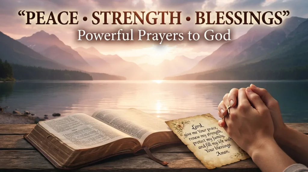 Prayers for Blessings