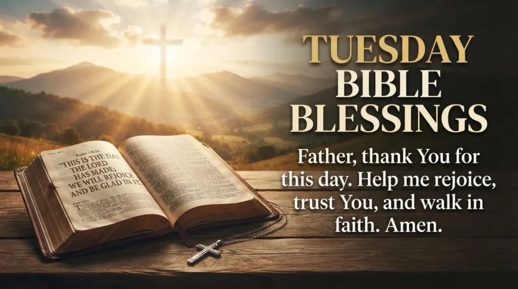Bible Verses for Tuesday Morning Blessings