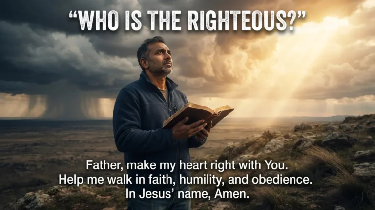 Prayers of the Righteous Availeth Much
