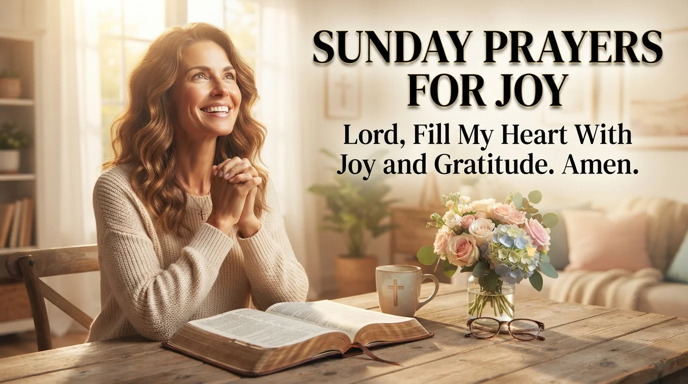 Sunday Morning Blessings and Prayers 50 Powerful Prayers for Peace, Strength, Happiness & God's Favor