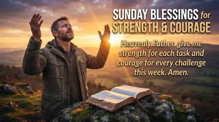 Sunday Prayers 25 Powerful Sunday Blessings & Prayers for Peace, Strength, Protection & God's Favor